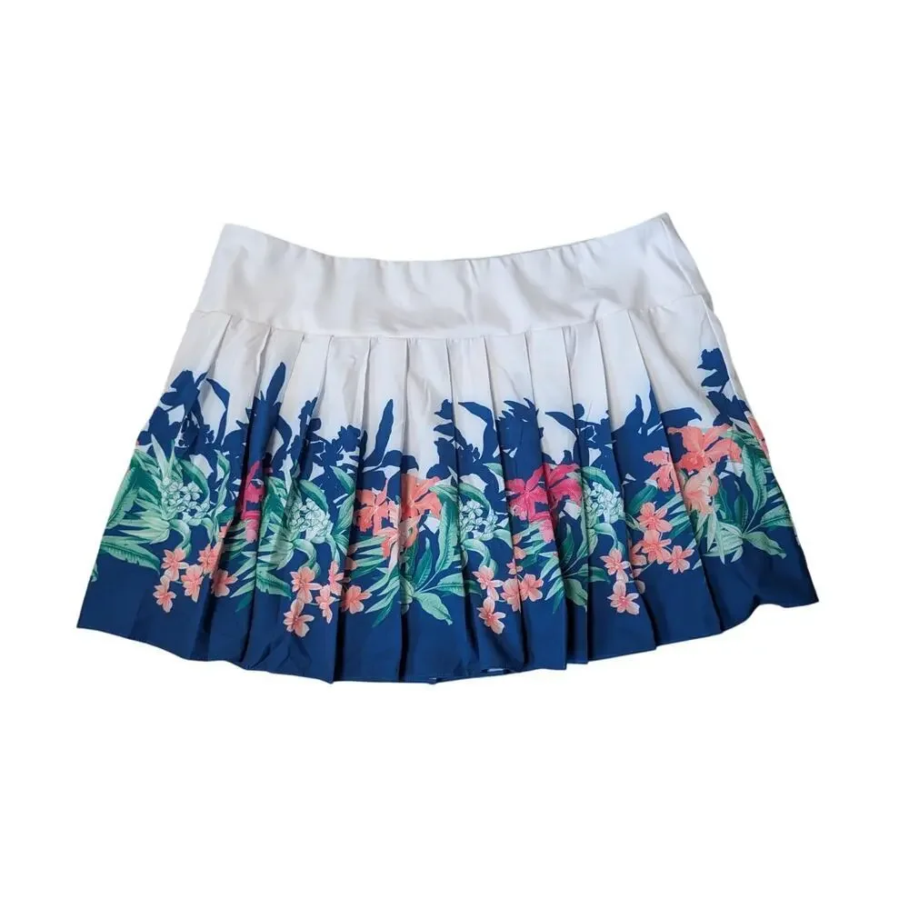 Tommy Bahama skirt/skort, Lightweight, quick dry, built in shorts, XL. Floral